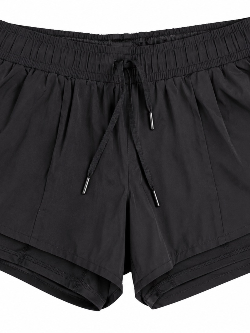 Avia Black Women's Athletic Shorts with Drawstring Waist